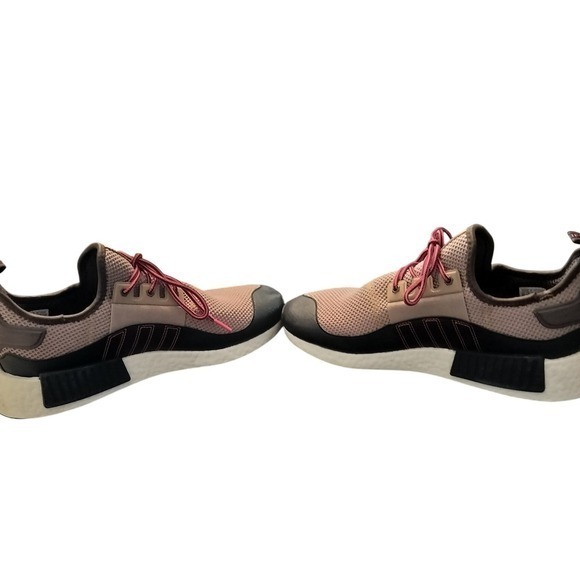 Adidas NMD R1 Adventure Men's Running Shoes Sneaker Tan Red Size 10 - Picture 8 of 12